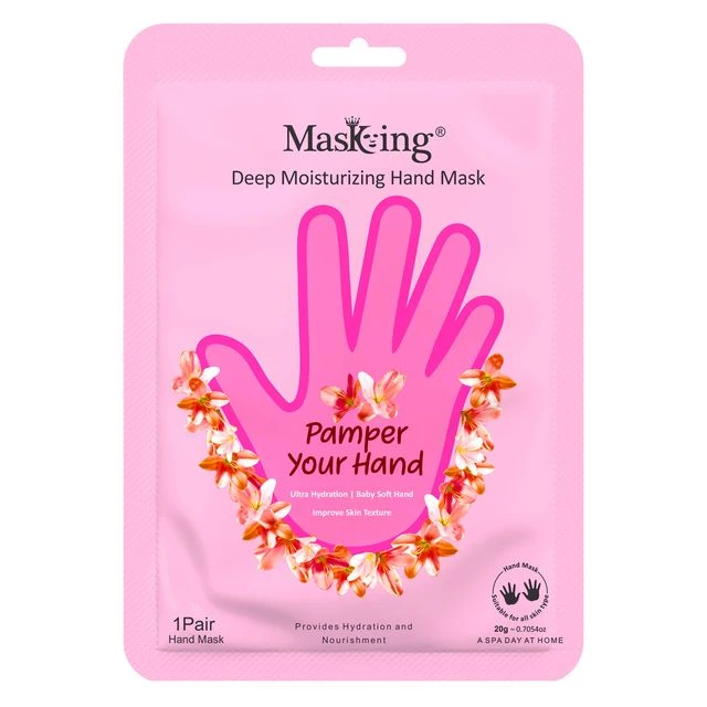 MasKing Hydrating, Moisturisation and Exfoliating hand Mask for Smooth hand