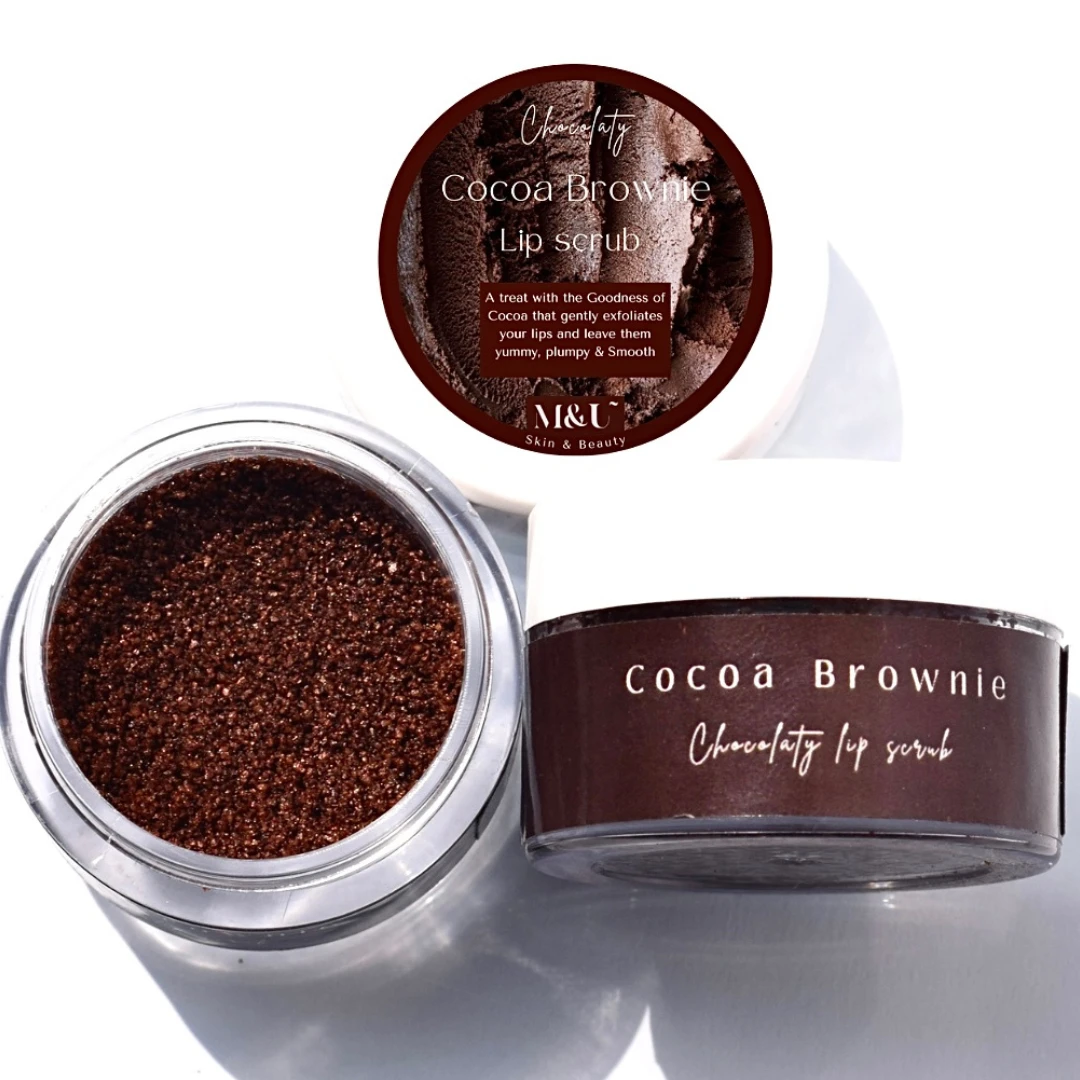 Cocoa Brownie Lip Scrub For Dry And Dark Lips