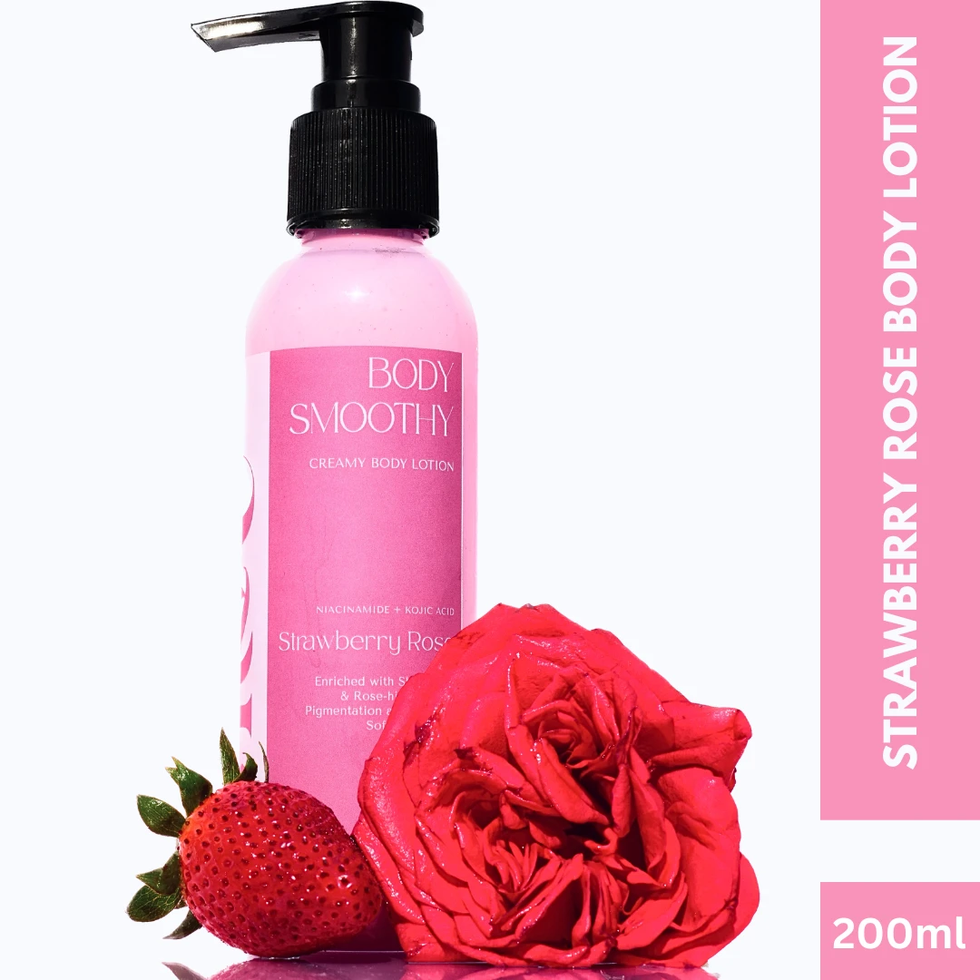 Starwberry Rose Creamy Body Lotion For Velvety Soft Skin