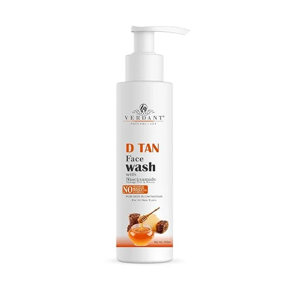 Verdant Natural Care De-Tan facewash | Tan Removal facewash | D Tan facewash for Women & Men Face Wash (100 ml)