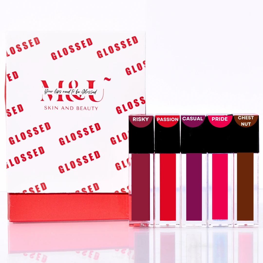 Glossed High Shine Lip Gloss Kit Set Of 4