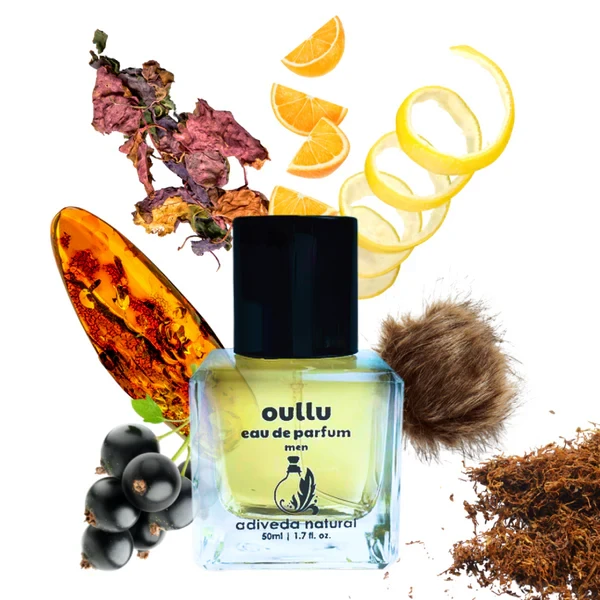 Adiveda Natural Oullu Oud Perfume for Men 50ml - Tobacco & Musky | eau de Parfum For Men | Best Selling Perfume In India | Scents For Men | Oud Perfume For Men | EDP For Men | Long-lasting Perfume