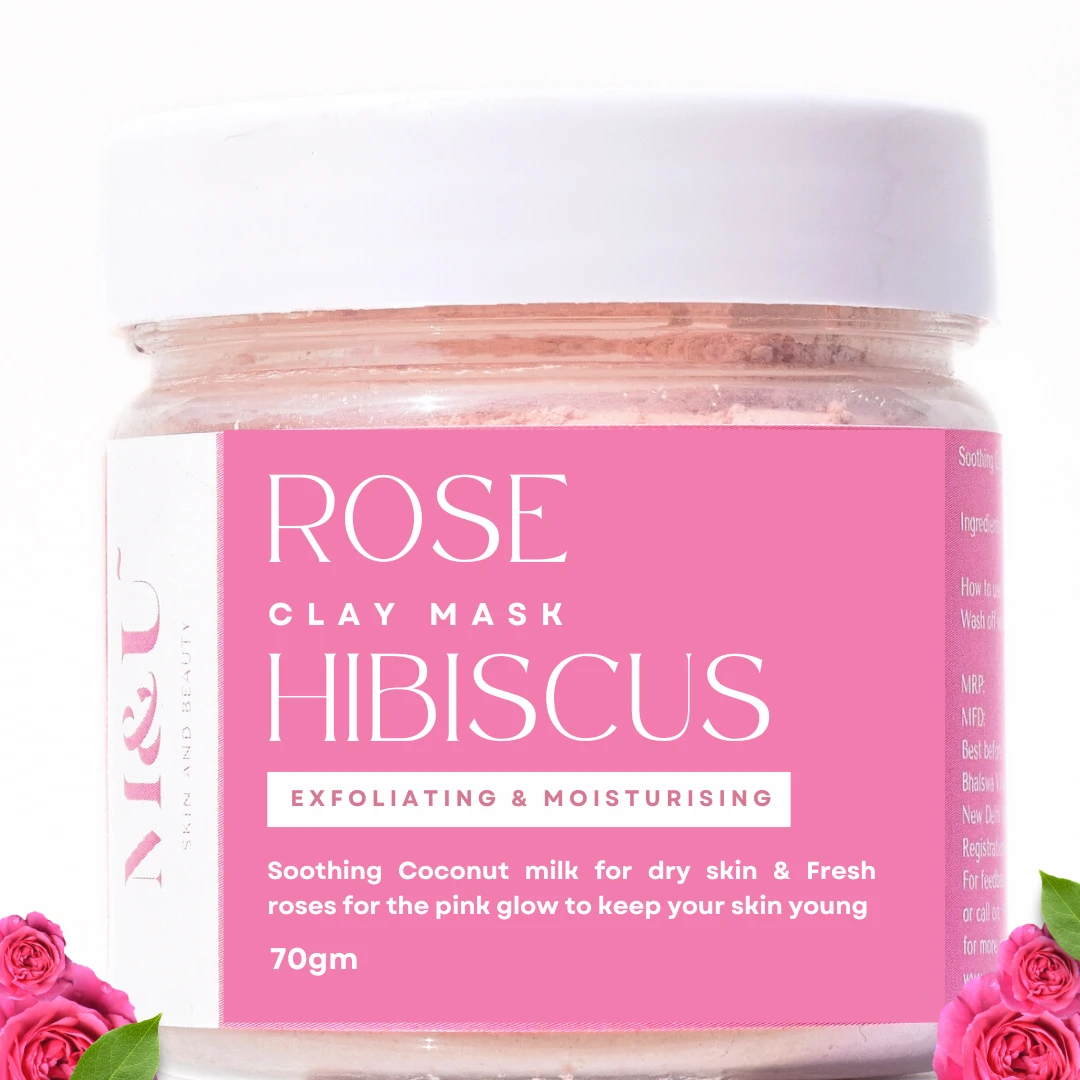 Rose And Hibiscus Moisturizing Clay Mask