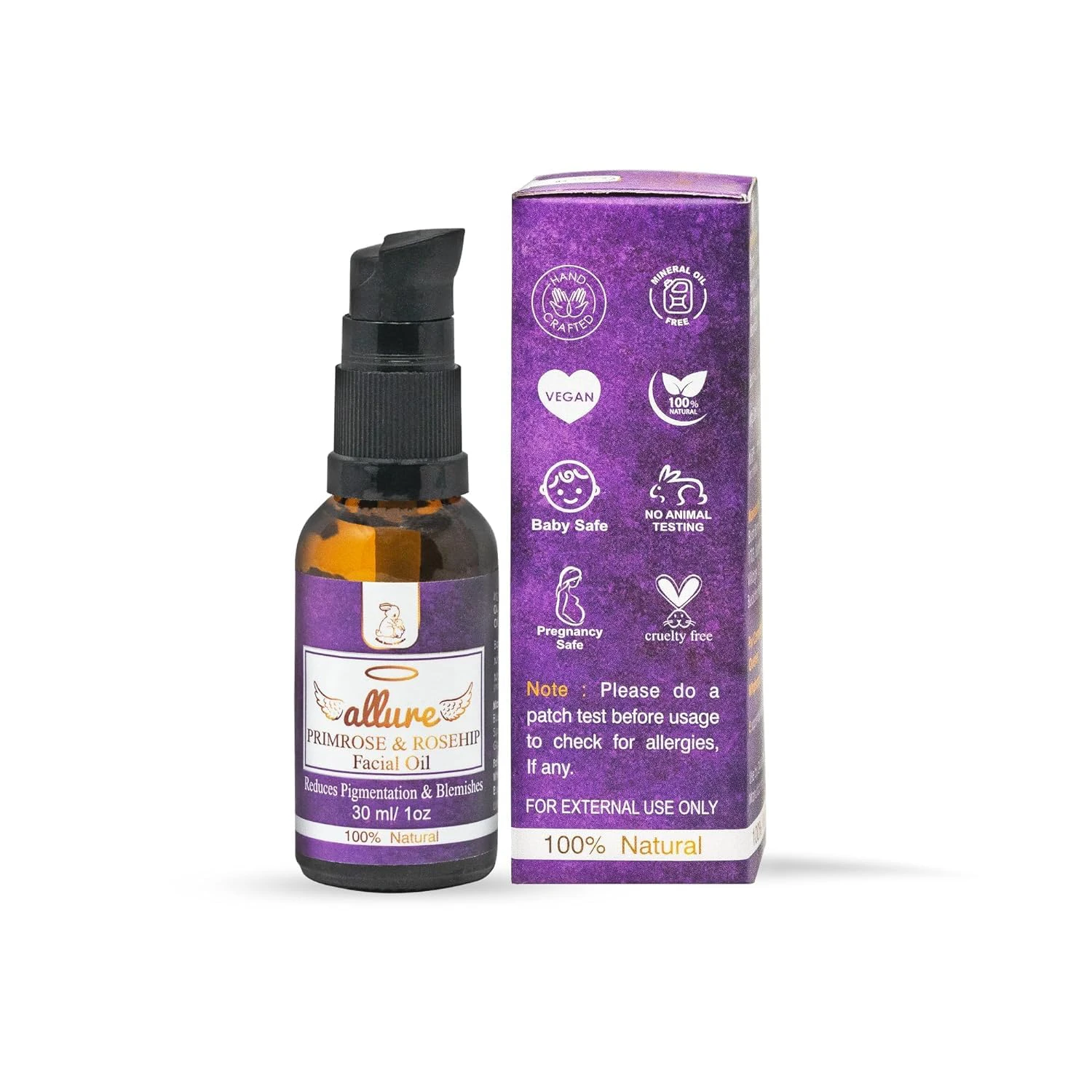 BBO Allure Face Oil with Jajoba, Rosehip & Vitamin E Oil For Hyperpigmentation (30 ml)