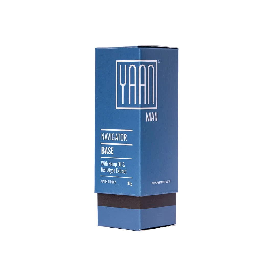 Yaan Man Base, 30gm | Long lasting, Smooth, Light-Weight Primer For Men| Natural Finish | For All Skin Types