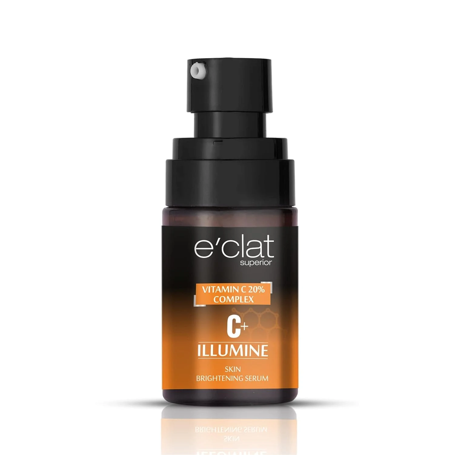 e'clat superior vitamin C 20% Serum with Vitamin E, Hyaluronic acid, Ferulic acid for skin Brightening, Anti aging, Sun protection (30G)