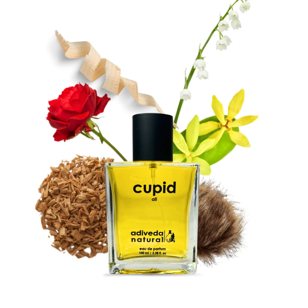 Adiveda Natural Cupid Unisex Perfume - Spicy Oriental Perfume with Oud Fragrance 100 ml | Eau de Parfum For Men | Best Selling Perfume In India | Scents For Men | Oud Perfume For Men | EDP For Men