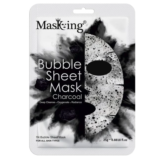 MasKing Skin Deep Cleansing, Anti-Pollution, Bubble Sheet Mask for Women