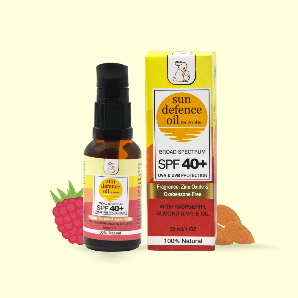 BBO Sun Defense Oil for Dry Skin with SPF 40 (30 ml) | Natural Sunscreen