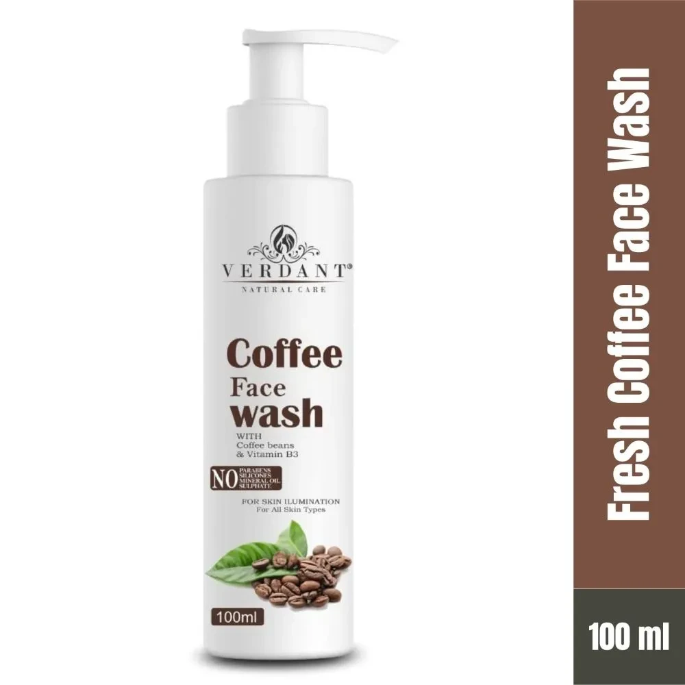 Verdant Natural Care Fresh Coffee face wash for women & Men Face Wash (100 ml)